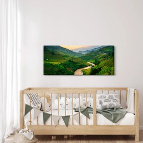 Tablou - Terase de orez II. (120x50 cm)