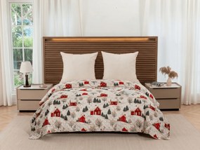Cuvertura de pat FARM HOUSE, crem Dimensiune: 220 x 240 cm
