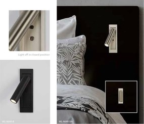 Aplica incastrabila cu spot LED directionabil Marylebone negru