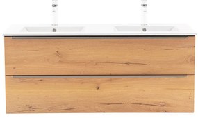 Dulap inferior Vario Trim 120 cu lavoar antracit-stejar