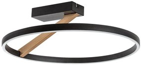 Plafoniera LED minimalista Renara negru auriu