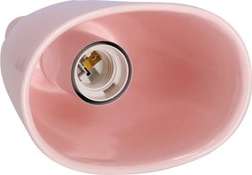 Lustră roz cu abajur din ceramică Sewilla – Candellux Lighting
