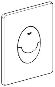 GROHE 38964KV0 - Plăcuță de acționare START, 156 × 197 mm, neagră