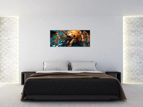 Tablou - Detaliu de păianjen (120x50 cm)