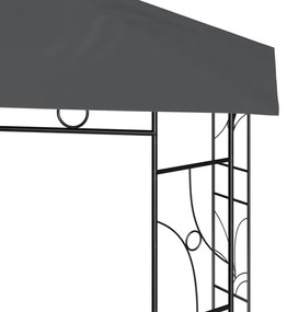 Pavilion, antracit, 3x3x2,7 m, 160 g m   Antracit