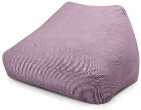 Fotoliu bean bag mov cu tapițerie din catifea reiată Sofa Snug – SLOWDOWN