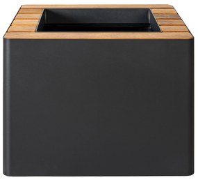 Giveci de flori cu auto-irrigare WOODGREEN, diferite variante - Hobby Flower Culoare: lemn negru/natural