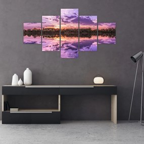 Tablou cu cerul violet (125x70 cm), în 40 de alte dimensiuni noi