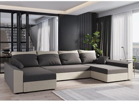 Colțar în formă de U Paragon U (bej + maro). 1057387