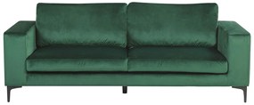 Canapea 3 locuri VEDISO (poliester) (verde). 1019392