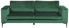 Canapea 3 locuri VEDISO (poliester) (verde). 1019392