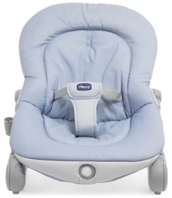 Chicco - Balansoar pentru bebeluși cu vibrații și melodie BALLOON Dots 2xAA + 1xLR20 albastru