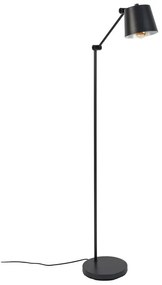 Lampadar negru cu abajur din metal (înălțime 135 cm) Hajo – White Label