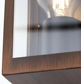 Aplica de exterior stil contemporan IP44 LUMINA rustic/negru