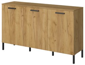 Comodă Shanna (Stejar craft auriu + antracit). 1053222