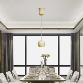 Lustră LED pe cablu LED/8,5W/230V 3000K auriu