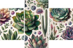 Tablou - Plante suculente (90x60 cm)