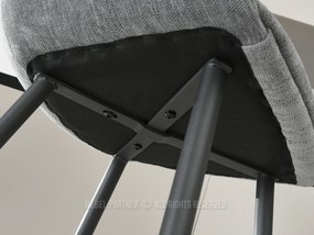 Scaun Miguel (gri + negru). 1110727