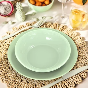 Luminarc Set de masă din 18 piese Apy Paradise Green