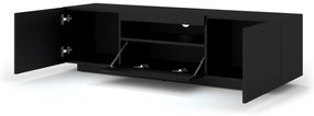 Masă TV/Dulap Aurora (negru mat). 1057693