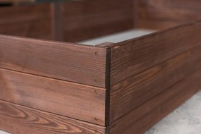 Straturi înălțate din lemn natural 240 x 120 x 27 cm