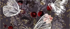 Tablou - Fluture (120x50 cm)