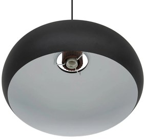 Lustra, Pendul Design Nordic Minimalist, Lemn, Metal, Aurelio negru