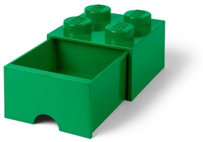 Cutie depozitare cu sertar LEGO®, verde