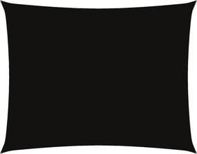 vidaXL Pânză parasolar, negru, 5x6 m, țesătură oxford, dreptunghiular