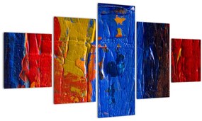 Tablou cu culorile pentru artiști (125x70 cm), în 40 de alte dimensiuni noi