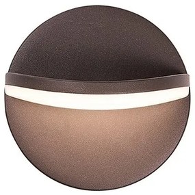 Aplica LED de perete pentru iluminat exterior IP65 Hiug maro inchis