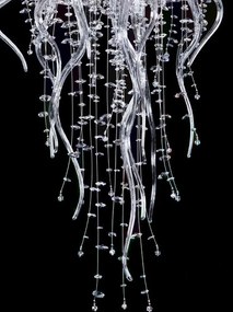 Lustra moderna Vision, Plafoniera eleganta Cristal Bohemia Exclusive ICICLE 02 – CH
