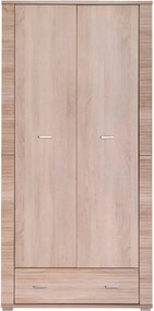 Dulap GRAND tip 3, stejar sonoma, PAL laminat, cu 2 usi si un sertar,