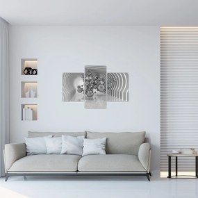 Tablou - Bule albe și negre (90x60 cm)