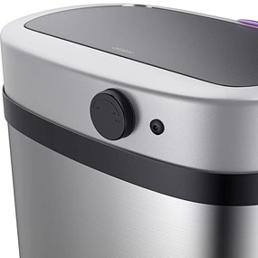 Monzana Coș de gunoi cu senzor DEUS, 58 litri, inox