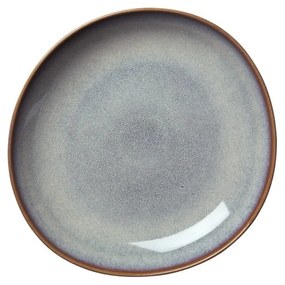 Bol din gresie ceramică Villeroy &amp; Boch Like Lave, ø 28 cm, gri - maro