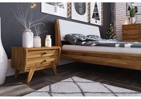Noptieră din lemn de stejar Retro 1 - The Beds