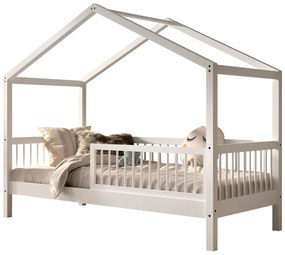 Set FORREST BEECH format dintr-un Pat copii Vipack (90 x 200 cm) și o bară de siguranță.