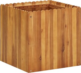 vidaXL Strat înălțat de grădină, 50 x 50 x 50 cm, lemn masiv de acacia