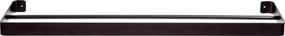Cuier de perete pentru prosoape HANDY 60x12,5 cm, negru