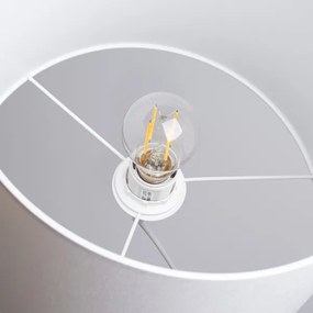 Lustră pe cablu Sollux SL.1403 NOVA 1xE27/15W/230V d. 30 cm alb