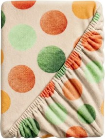 Cearsaf Cocolino microplus cu elastic DOTTELA 90x200 cm colorat