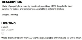 CORP DE ILUMINAT LED DECORATIV VASES FLOOR LAMP H-220cm