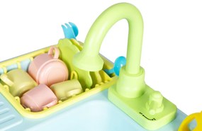 Chiuvetă de bucătărie umplută cu apă cu robinet 12 jucării suplimentare pentru copii