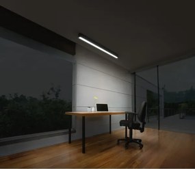 Osram - Plafonieră LED dimerizabilă OFFICE LINE LED/30W/230V 112,6 cm negru