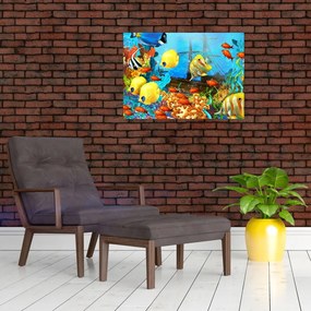 Tablou - Recif de corali colorat (70x50 cm)