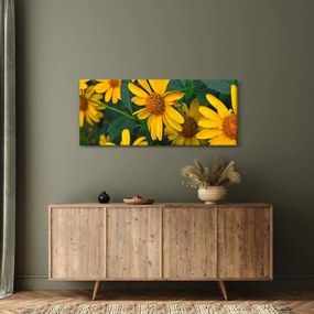 Tablou cu flori galbene (120x50 cm)
