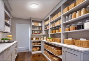 Kanlux 18123 - Lampă de tavan LED FOGLER cu senzor de mișcare, 17 W, 230 V, Ø 33 cm