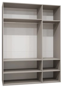 Dulap de haine 150 cm Alice 1 (Cașmir + Auriu). 1126112