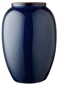 Vază din gresie ceramică Bitz, înălțime 25 cm, albastru